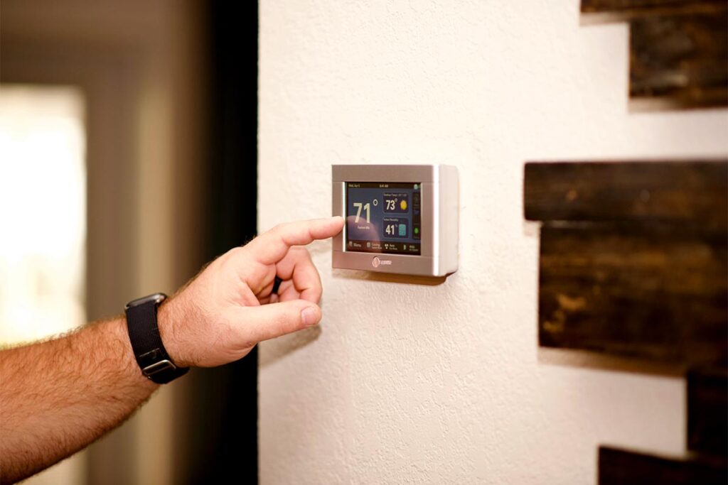 Adjusting a smart thermostat